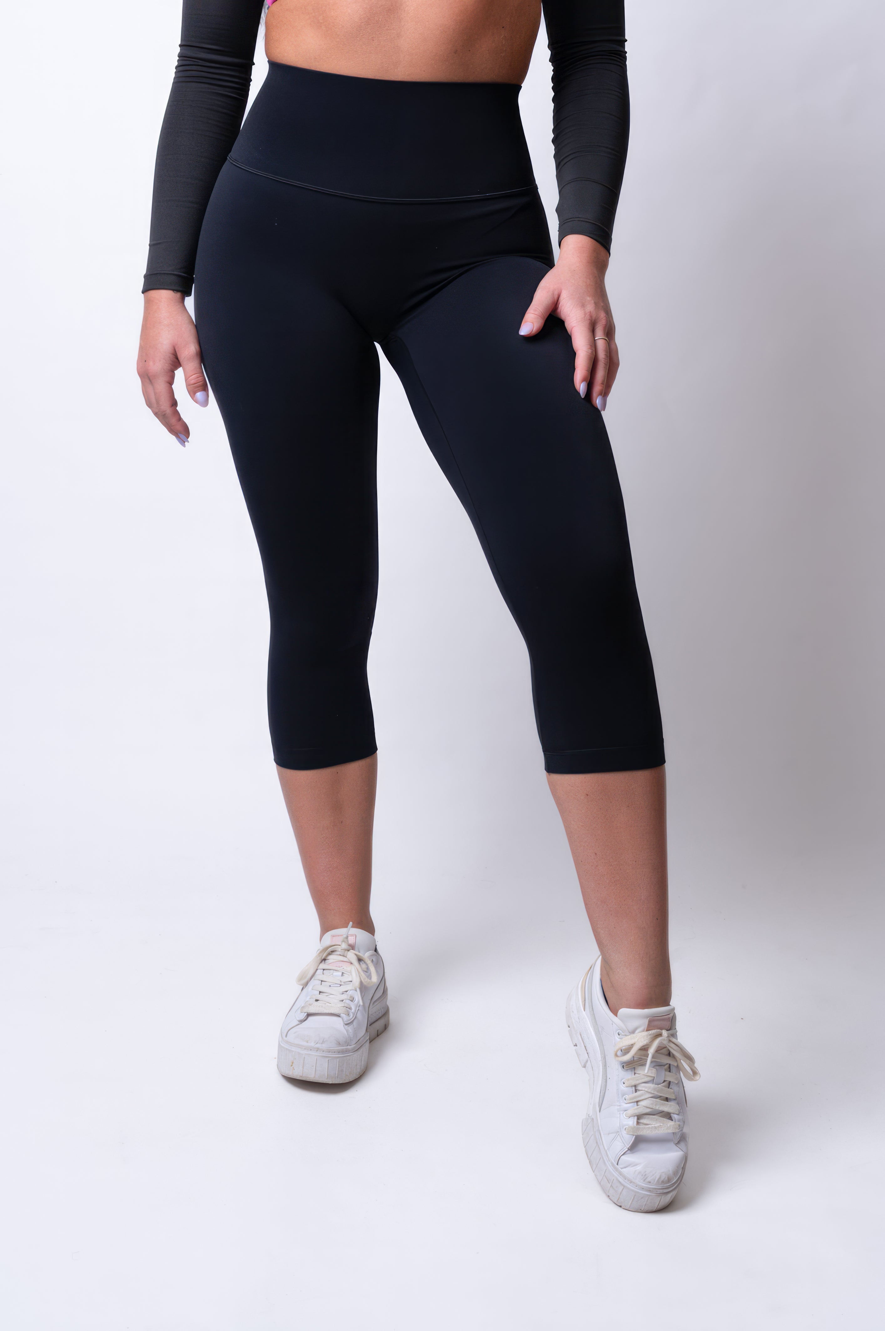No Front Seam Ribbed Fabric High Waist Gym Leggings Women Double Side  Pocket Yoga Pants Breathable Running Workout Tights